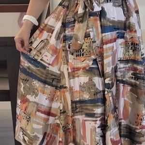 Elegant Satin Skirt Plus Size